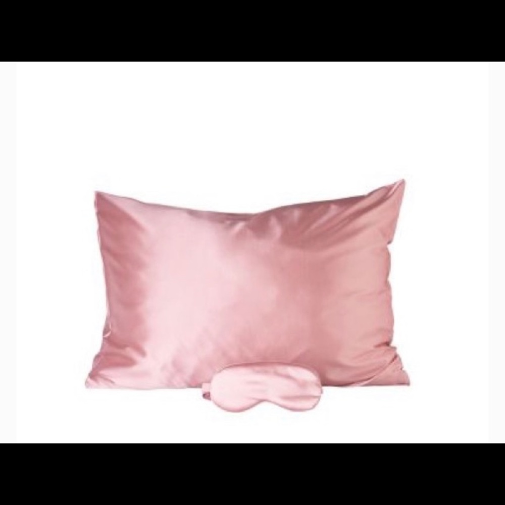 Hallmart Collectibles Satin Pillow and Mask Set